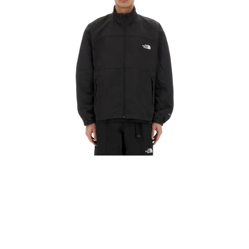 The north face windstopper soft shell jacket men’s black size XL zipper front